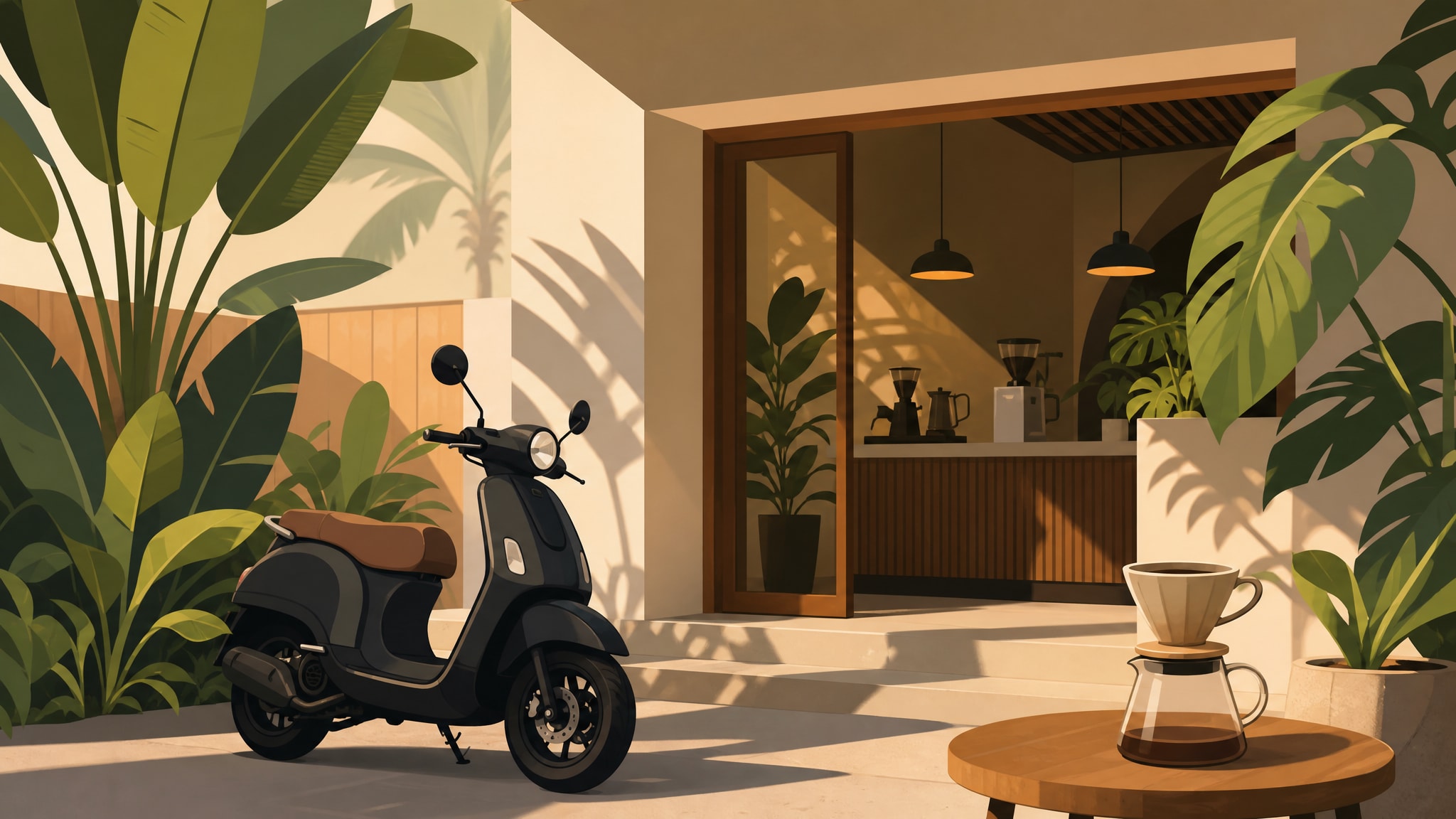 Akasa Speciality Coffee: Driving & Parking Guide in Canggu