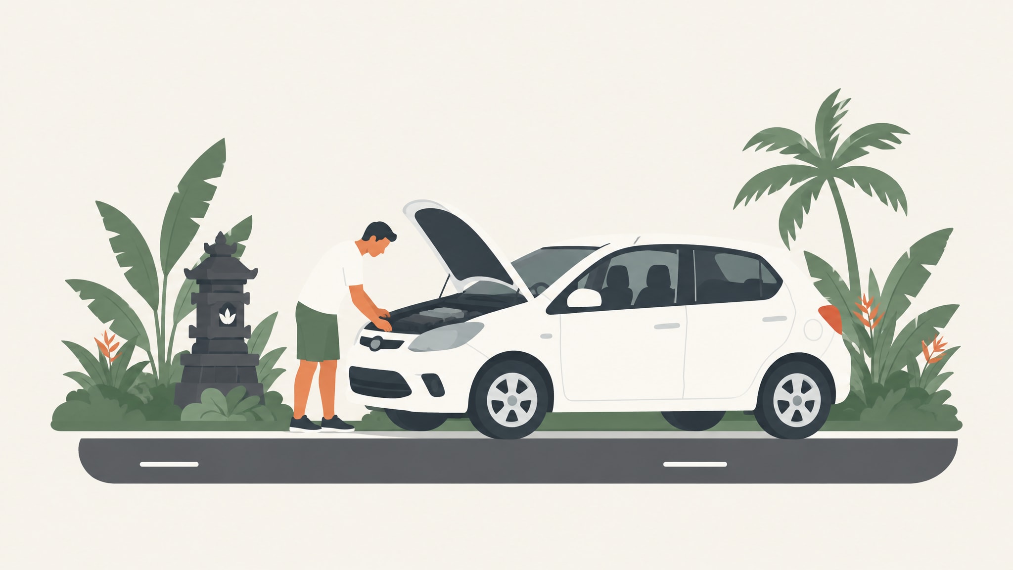 Bali Car Rental: 24-Hour Breakdown Assistance Included