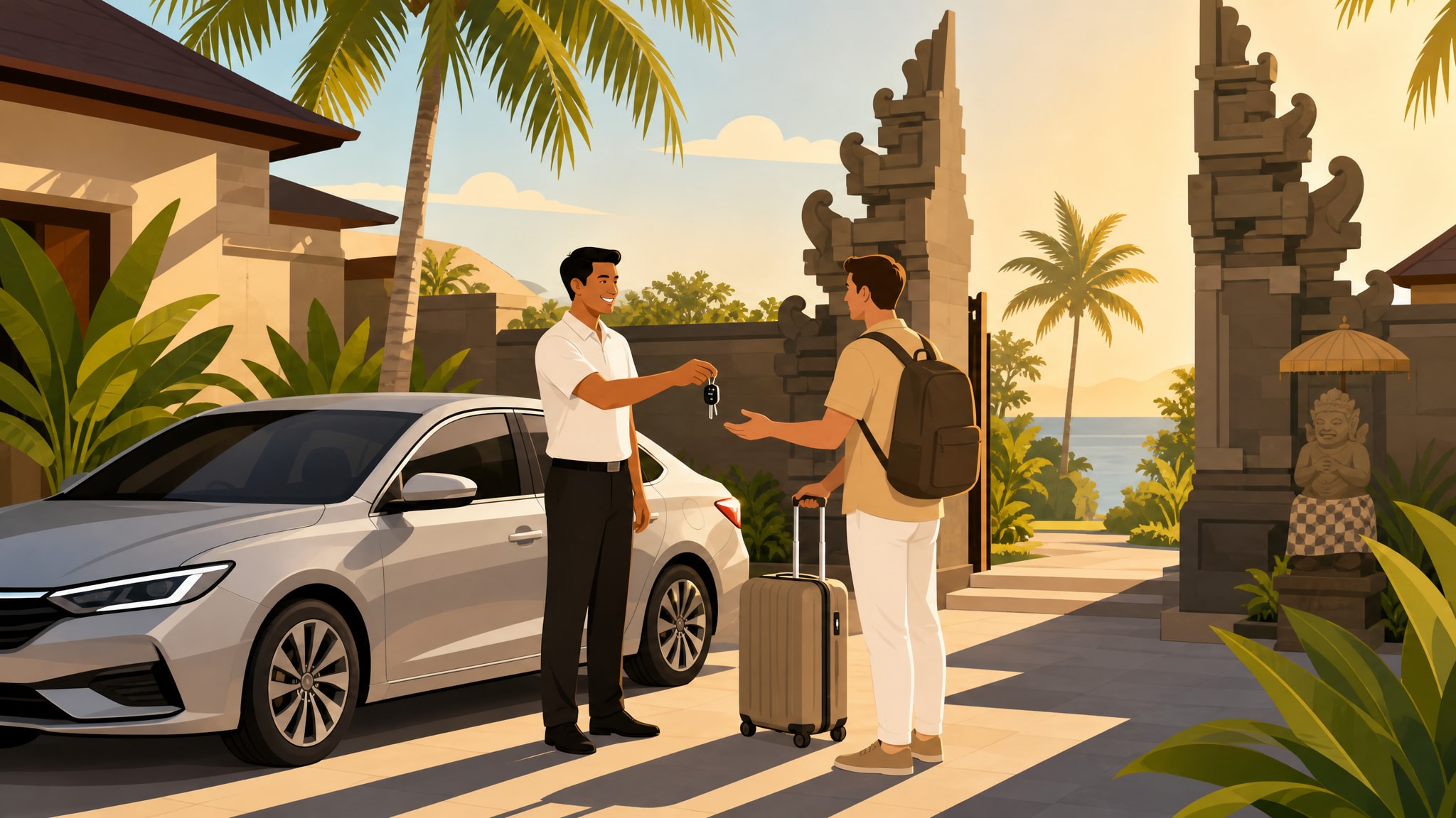 Jimbaran Car Rental Delivery: Free Service & Local Rates